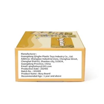 Montessori LED Busy Board Sensory Toy for Toddlers