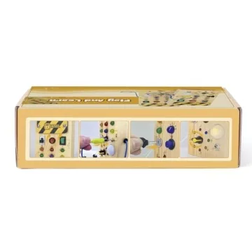 Montessori LED Busy Board Sensory Toy for Toddlers