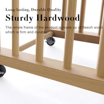 UNZERO Art Storage Rack for Canvases and More