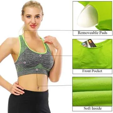 TOBWIZU Sports Bras for Active Lifestyle in Style