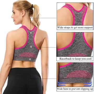 TOBWIZU Sports Bras for Active Lifestyle in Style