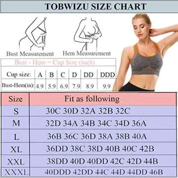 TOBWIZU Sports Bras for Active Lifestyle in Style