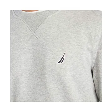 Nautica Basic Crew Neck Fleece Sweatshirt - Medium