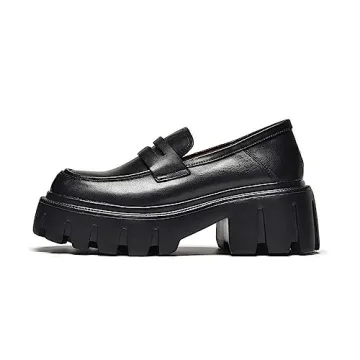 Stylish Beautoday Women's Platform Chunky Loafers
