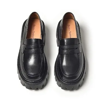 Stylish Beautoday Women's Platform Chunky Loafers