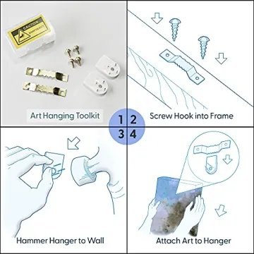 MUDECOR Modern Framed Canvas Wall Art Set for Home