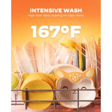 Silonn Portable Dishwasher with 6 Wash Programs