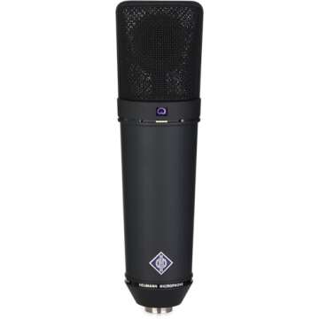 Neumann U 87 Ai Professional Condenser Microphone - Versatile Matte Black