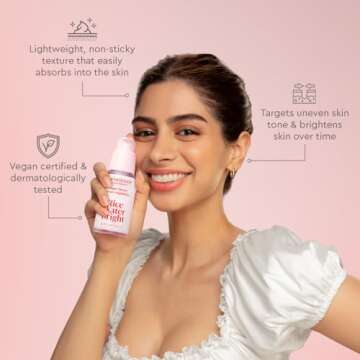 The Face Shop Rice Water Bright Vegan Serum - Targets Uneven Skin Tone & Dryness, Brightening, Nourishing, Hydrating Face Serum - Rice Water, Hyaluronic Acid, Niacinamide Serum - Korean Skin Care