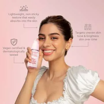 The Face Shop Rice Water Bright Vegan Serum - Targets Uneven Skin Tone & Dryness, Brightening, Nourishing, Hydrating Face Serum - Rice Water, Hyaluronic Acid, Niacinamide Serum - Korean Skin Care