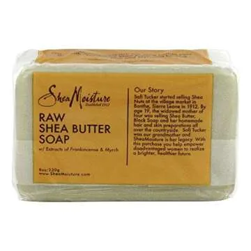 SheaMoisture Bar Soap For Body And Face For Dry Skin With Raw Shea Butter Paraben Free 8 oz