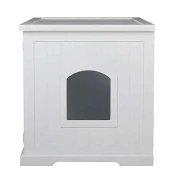 Merry Products Cat Washroom Bench, White