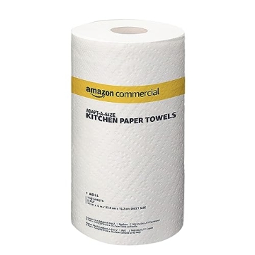 AmazonCommercial 2-Ply White Adapt-a-Size Kitchen Paper Towels (SOFI-056) | Bulk | Adapt-a-size | In...