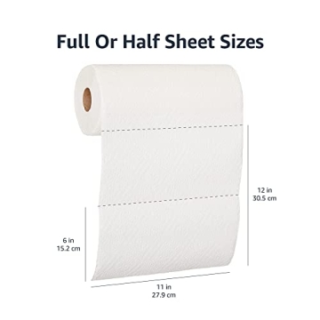 Durable Adapt-a-Size Paper Towels For Efficient Cleaning