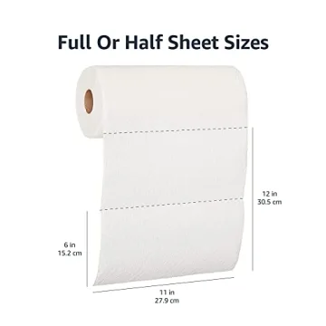 Durable Adapt-a-Size Paper Towels For Efficient Cleaning