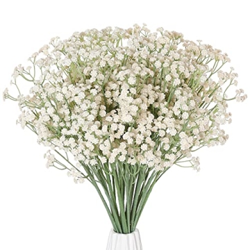 Duovlo Elegant 10pcs Babies Breath Artificial Flowers