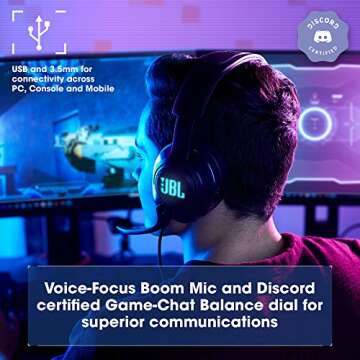 JBL Quantum 400 Gaming Headset - Game Perfectly