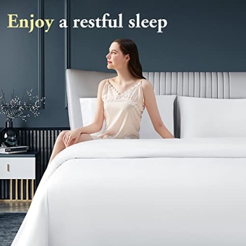 Shilucheng Egyptian Cotton 1200 Thread Count Luxury Sheets