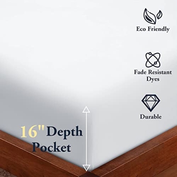 Shilucheng Egyptian Cotton 1200 Thread Count Luxury Sheets