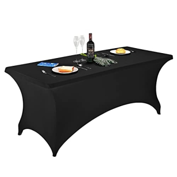 Spandex Table Covers for 6ft Tables - Ideal for Parties