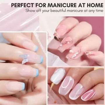 Makartt Rubber Base Gel for Nails: Ballerina Pink Gel Polish, Natural Tone Base Coat UV Nail Lamp Needed, Long-Lasting Foundation Gel for Home or Salon Manicure