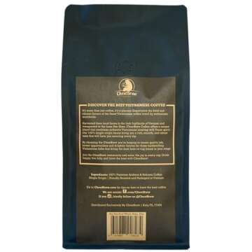 Chestbrew Whole Bean Coffee. Strong Medium Roast Vietnamese Coffee - Big Bad Bear Premium 20 Ounce B...