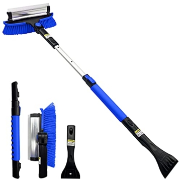 Tenozek 37.5" Extendable Ice Scraper with Foam Grip