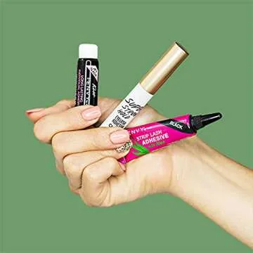 Kiss I Envy Strip Eyelash Adhesive Black with Aloe KPEG02A