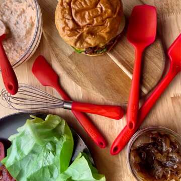 GIR: Get It Right Premium Stainless Steel Whisk | Seamless, Whisks for Mixing, Cooking, and Stirring | Mini-8 IN, Studio White