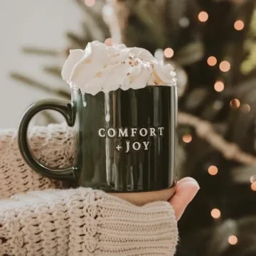 Comfort and Joy Stoneware Holiday Mug - Perfect Gift