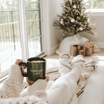 Comfort and Joy Stoneware Holiday Mug - Perfect Gift