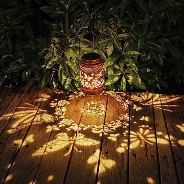 Solar Lanterns for Gardens - Waterproof Butterfly Decor