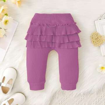 Bekarsy Baby Girl Fall Outfit - Cute 3 Piece Set