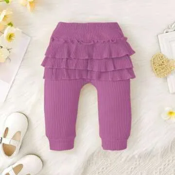 Bekarsy Baby Girl Fall Outfit - Cute 3 Piece Set