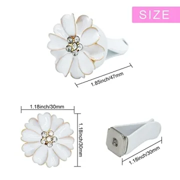 Daisy Air Vent Clips Cute Flower Car Air Fresheners