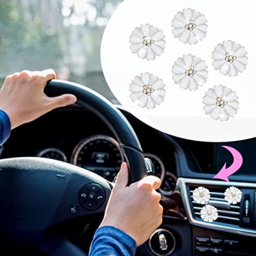 Daisy Air Vent Clips Cute Flower Car Air Fresheners