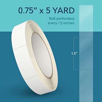 Double Sided Tape for Clothes, Extra Strength All Day Adhesive Clothing Tape, Versatile Fashion Tape...