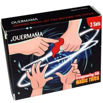 OUERMAMA Magic Thumb Tip – 3 Sets of Disappearing Tricks