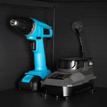 Seville Classics UltraHD Solid Steel Lockable Metal Storage Cabinet Locker Organizer, w/Adjustable S...