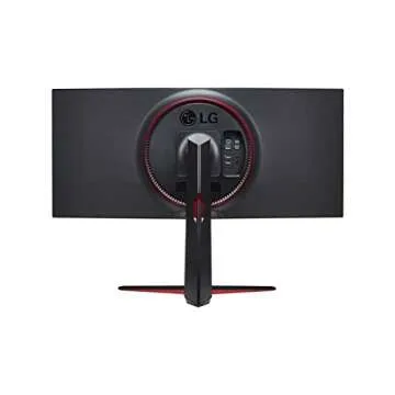 LG 34GN850-B 34 Inch 21: 9 UltraGear Curved QHD (3440 x 1440) 1ms Nano IPS Gaming Monitor with 144Hz and G-SYNC Compatibility - Black