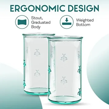 Amici Home Regina Hiball Glasses Set - Eco-Friendly Drinkware