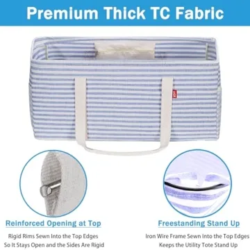 LHZK Stand Up Utility Tote Bag – Large & Versatile