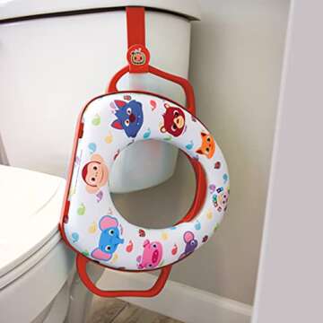 CoComelon Soft Potty Training Seat, Red
