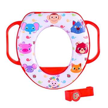 CoComelon Soft Potty Training Seat, Red
