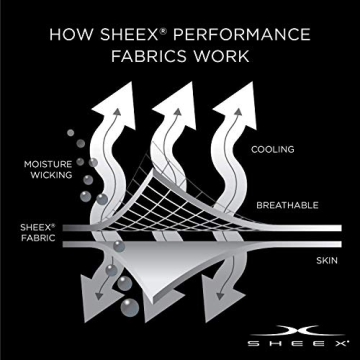 SHEEX Active Comfort King Sheet Set for Cool Sleep