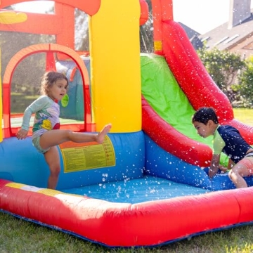 Bounceland Jump and Splash Adventure Bounce House Fun for Kids