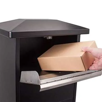 Winbest Steel Lockable Large Drop Slot Mailbox - Modern Solution