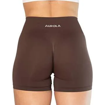 AUROLA Dream Collection Women Workout Shorts High Waist Gym Shorts, Scrunch Butt Seamless Athletic S...