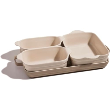 Our Place Bakeware Set | 5-Piece Nonstick, Toxin-Free, Ceramic, Stoneware Set with Oven Pan, Bakers,...