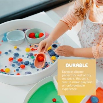 Mini Silicone Scoops for Sensory Play Montessori Toys